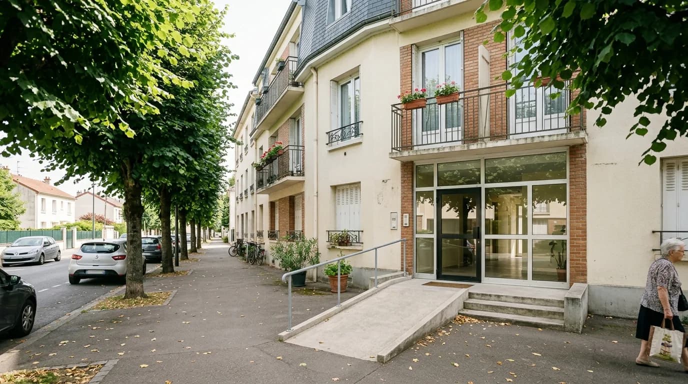 L’entrée de Cabinet dentaire des Tilleuls