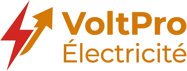 Logo créé pour VoltPro Électricité, électricien