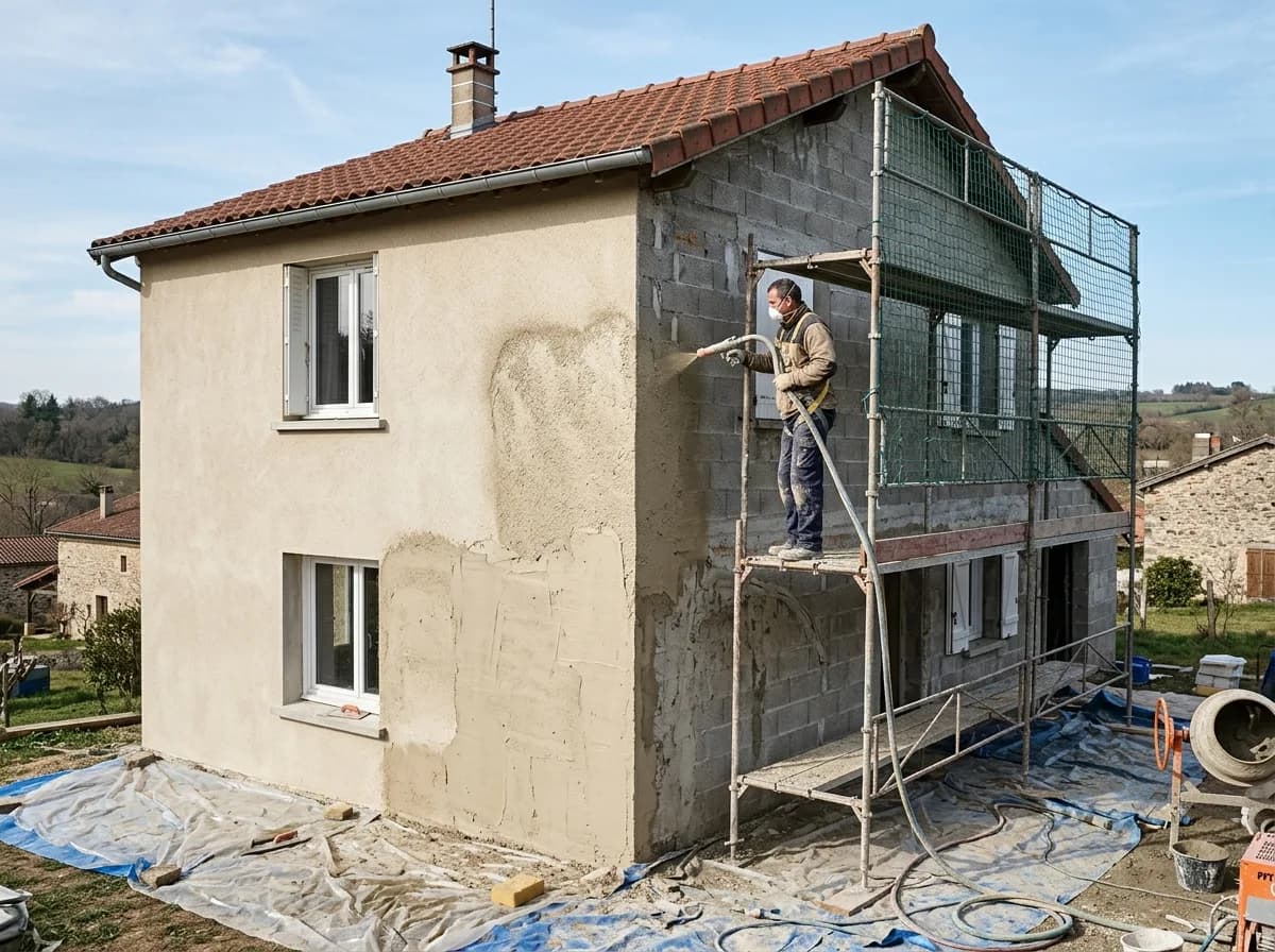Façades & enduits — Maçonnerie Delorme