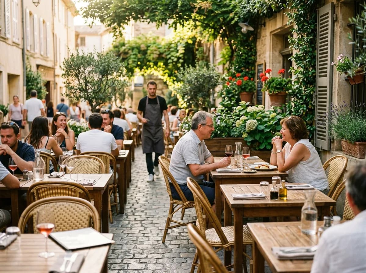 Terrasse aux beaux jours