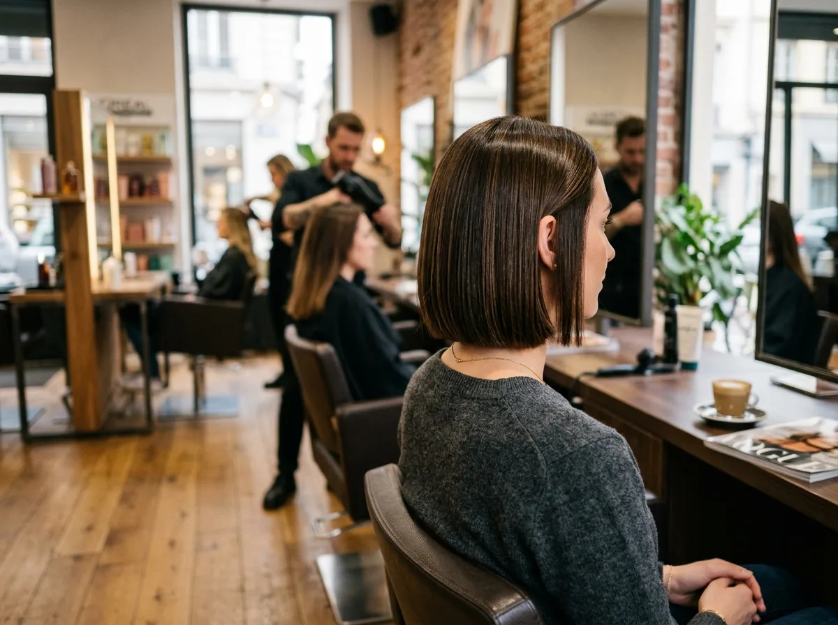 Coupe carré brillant