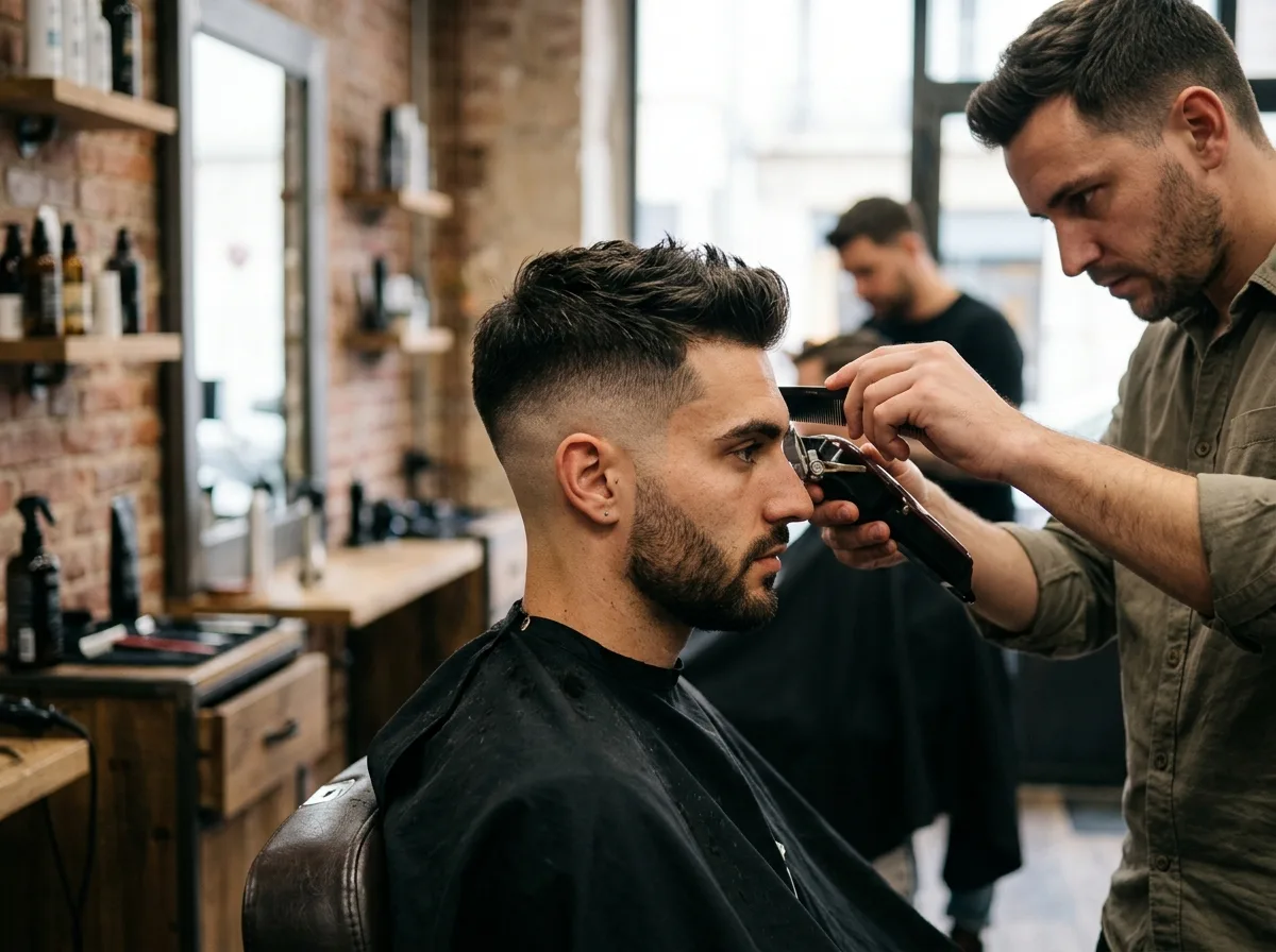 Coupe homme dégradée
