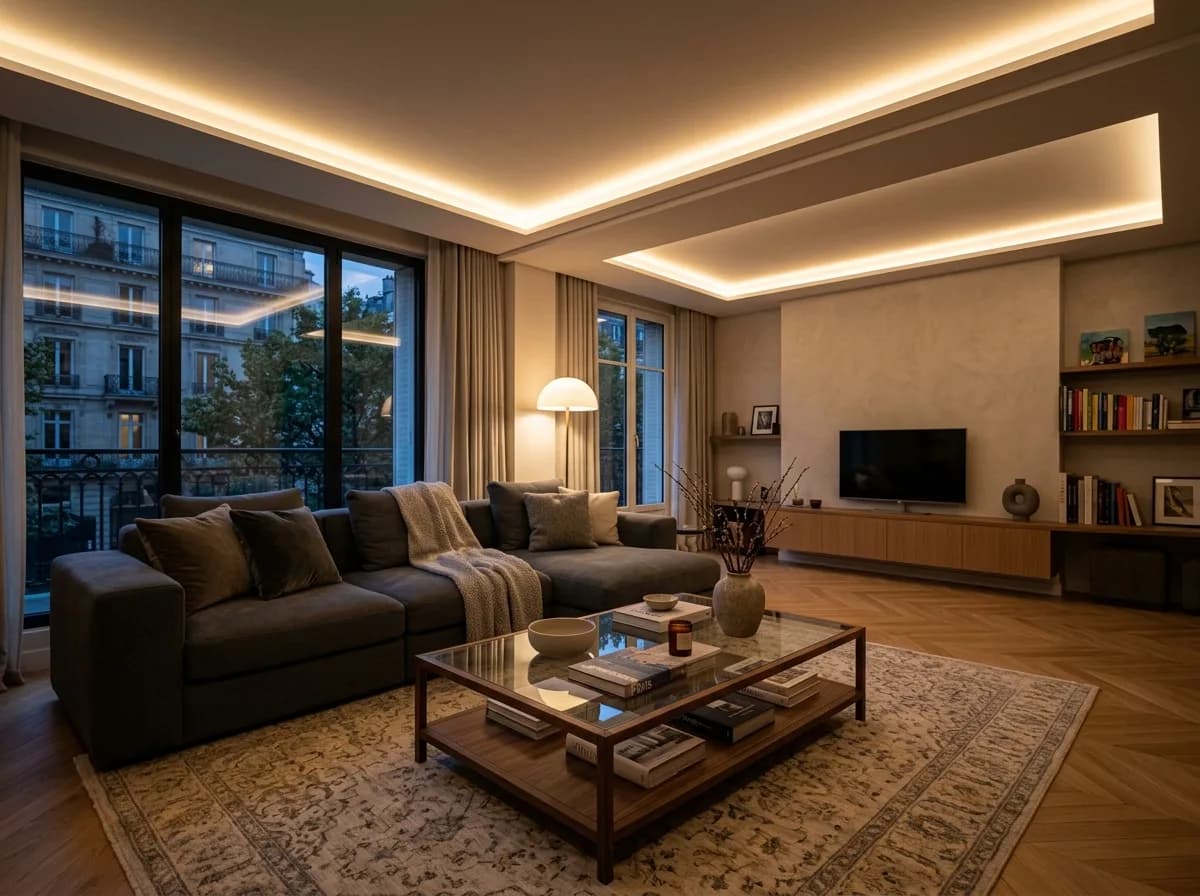 Éclairage LED encastré